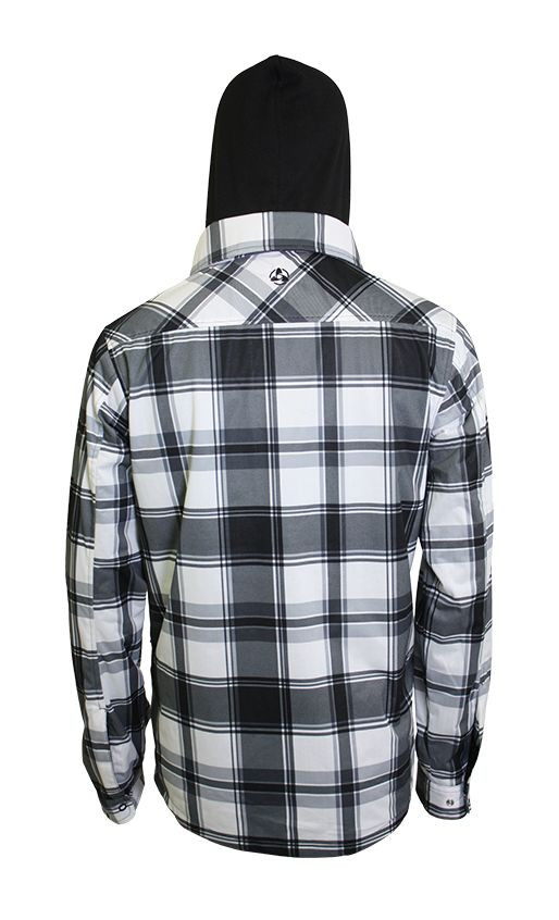 MARKAWARE✨FRONTPLEATS CIRCULAR FLANNEL 2 Orange Front of House™ Flannel Oversized Shirt | SVD