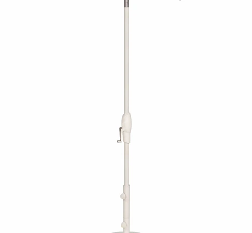45" A/T Bottom Pole - White