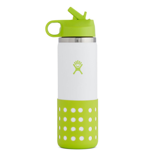 Hydro Flask 12 Ounce Honeydew Wide Mouth Straw Lid and Boot Bottle