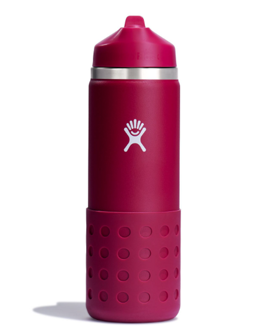 Hydro Flask 12 oz Kids Wide Mouth Straw Lid Bottle Lake