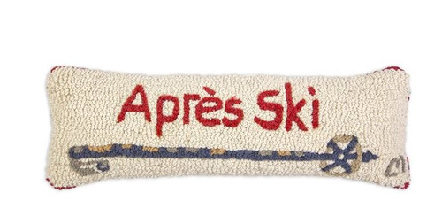Apres Ski 8x24" Hooked Pillow