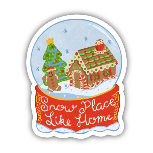 2023 Snow Place Like Home Snow Globe Sticker