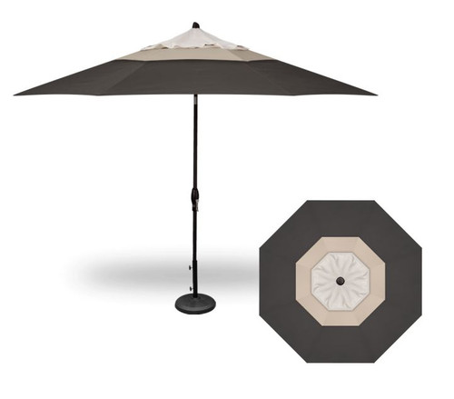 11' Auto Tilt Oct Market Umbrella