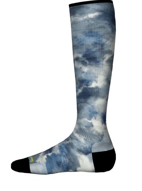 Smartwool Junior Ski Zero Cushion Tie Dye Print OTC Socks