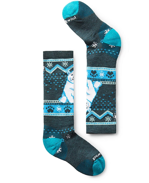 2025 Kids' Wintersport Polar Bear Pattern Socks