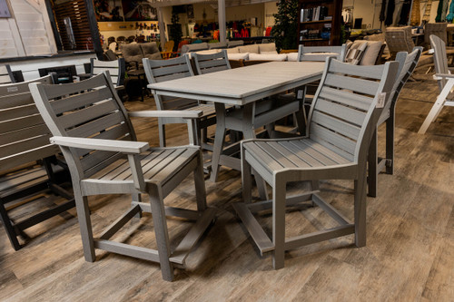 Bristol 7 Piece Counter Set - Driftwood Gray