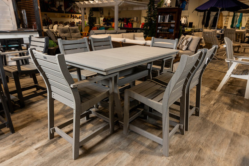 Bristol 7 Piece Counter Set - Driftwood Gray