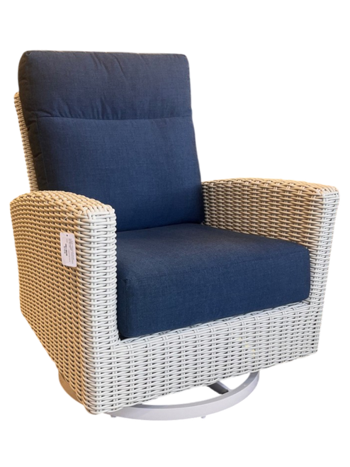 Eureka Swivel Rocker - Whitewash Eureka Swivel Rocker - Whitewash