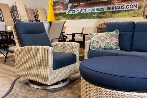 Eureka Swivel Rocker - Whitewash