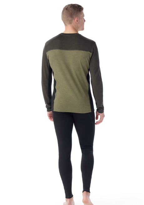 2025 Men's Classic Thermal Merino Colorblock Crew