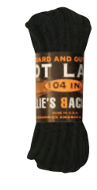 Boot Laces - 104" - Black