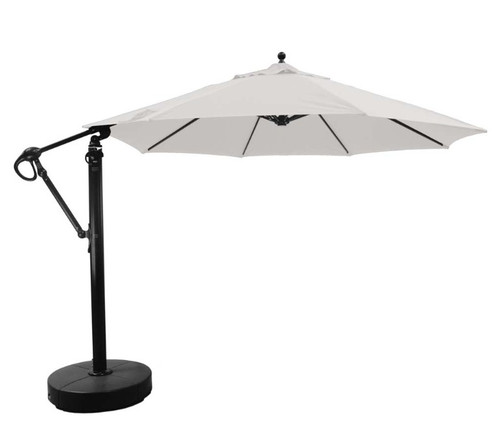 11' Cantilever w/ Base - Black/Canvas