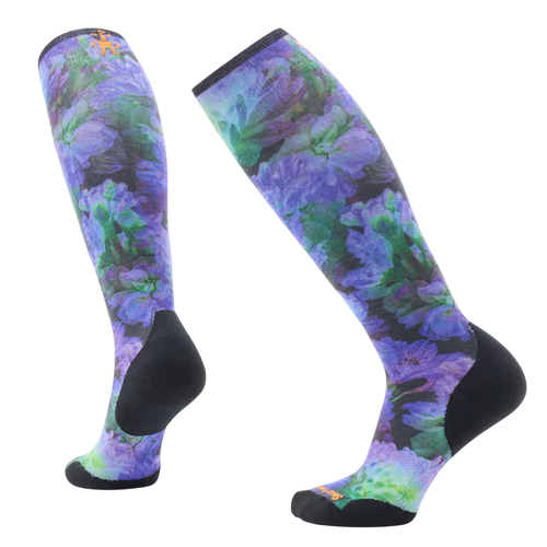 2026 Womens Ski Target Cushion Electric Lotus Sock