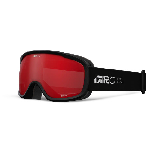 2026 Buster Youth Goggle - Black Stacked/Scarlet