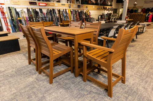 Bristol 7-Piece Counter Set - Antique Mahogany