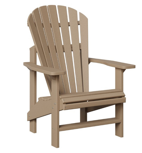 Comfo Back Upright Adirondack - Weatherwood