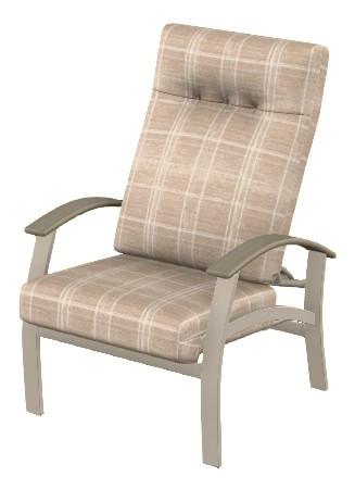 Belle Isle Supreme Adjustable Back Chair w Cushion
