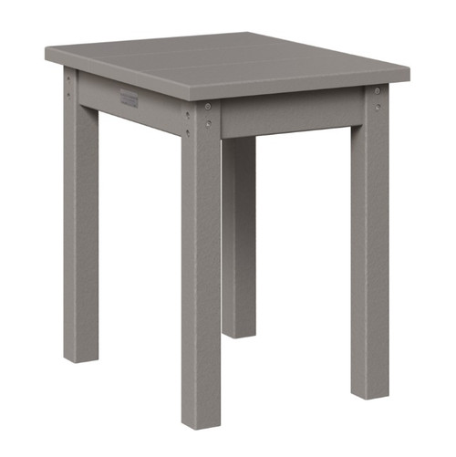 HDPE End Table - Light Gray