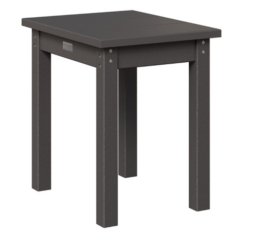 HDPE End Table - Smoke Gray