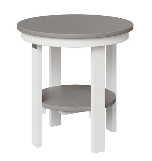 Round End Table - Dining Height