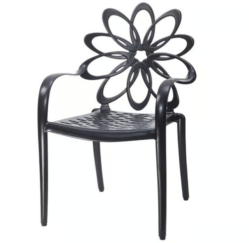 3-Piece Lotus Dining Set - Black