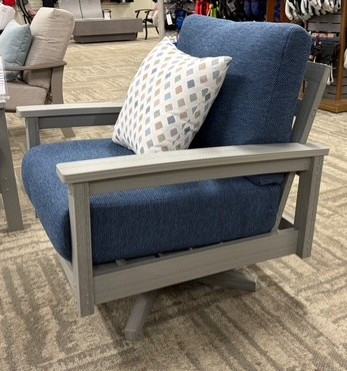 Camden Swivel Rocker - Driftwood Gray