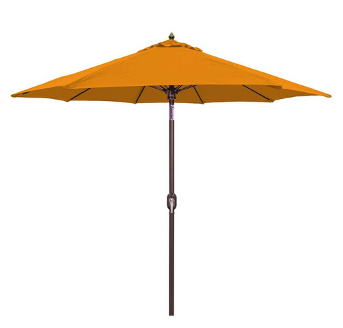 9' Auto Tilt Umbrella - Bronze w/ Tuscan