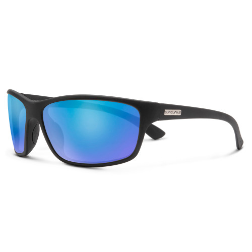 Sentry - Matte Black/Polarized Blue Mirror