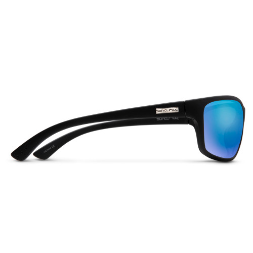 Sentry - Matte Black/Polarized Blue Mirror