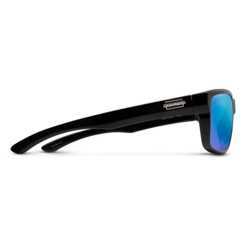 Mayor - Black/Polarized Blue Mirror