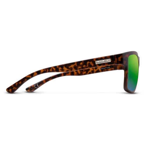A-Team - Matte Tortoise/Polarized Green Mirror
