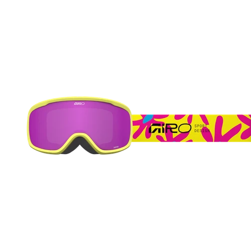 26/27 Buster Youth Goggle - Yellow Flowers/Pink