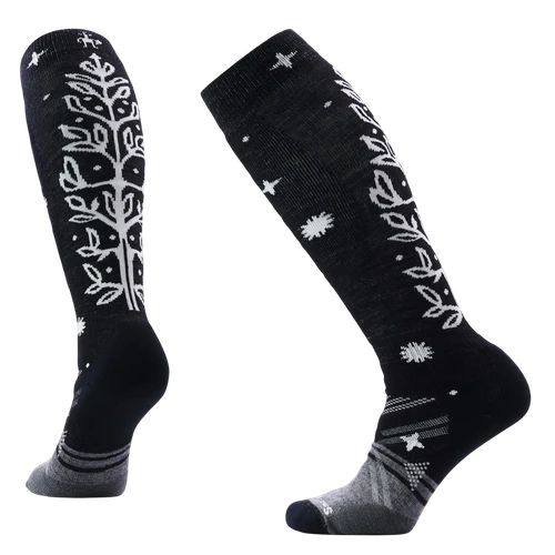 26/27 Women's Ski Full Cushion Ice Blossom Socks