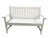 48" Kingston Wave Poly Porch Bench