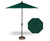 7.5' Oct Push Button Tilt Umbrella w/ Forest Green