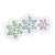 2023 Three Snowflakes Sticker