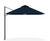 Aurora 10' Sq Cantilever Umbrella - Silver/Navy