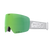 2026 Contour Goggle - White Wordmark/Emerald