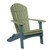 Comfo-Back Folding Adirondack - Sage/Slate