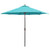 9' Auto Tilt Umbrella - Charcoal w/ Aruba