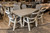 Comfo Back 7-Piece Dining Set - Driftwood/White
