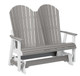 Comfo Back Double Glider - Light Gray on White