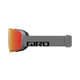 2024 Contour Goggle - Grey Wordmark w/ Vivid Ember