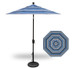 7.5' Oct Push Button Tilt Umbrella -Hampton Stripe