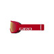 2025 Stomp Goggle-Red&White Wordmark/Amber Scarlet