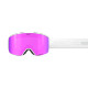 2026 Ella Goggle - White Rails/Pink