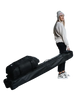 2026 Snow Roller Pro 70L Ski Bag - Blackout
