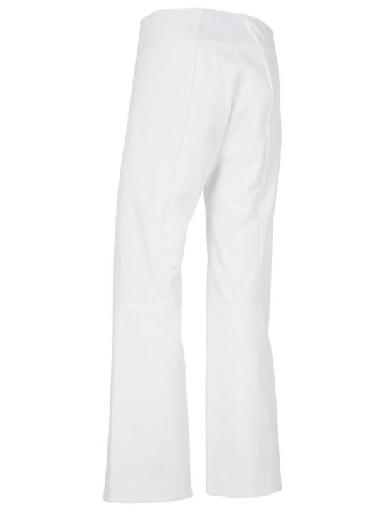 Paula' Side Slit Ruched Hem Pants White - Seaspice Resort Wear