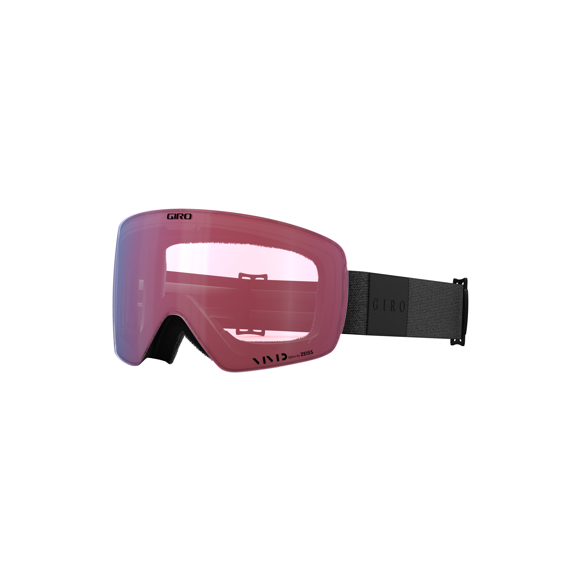 2024 Contour RS Goggle - Black Mono w/ Vivid Ember