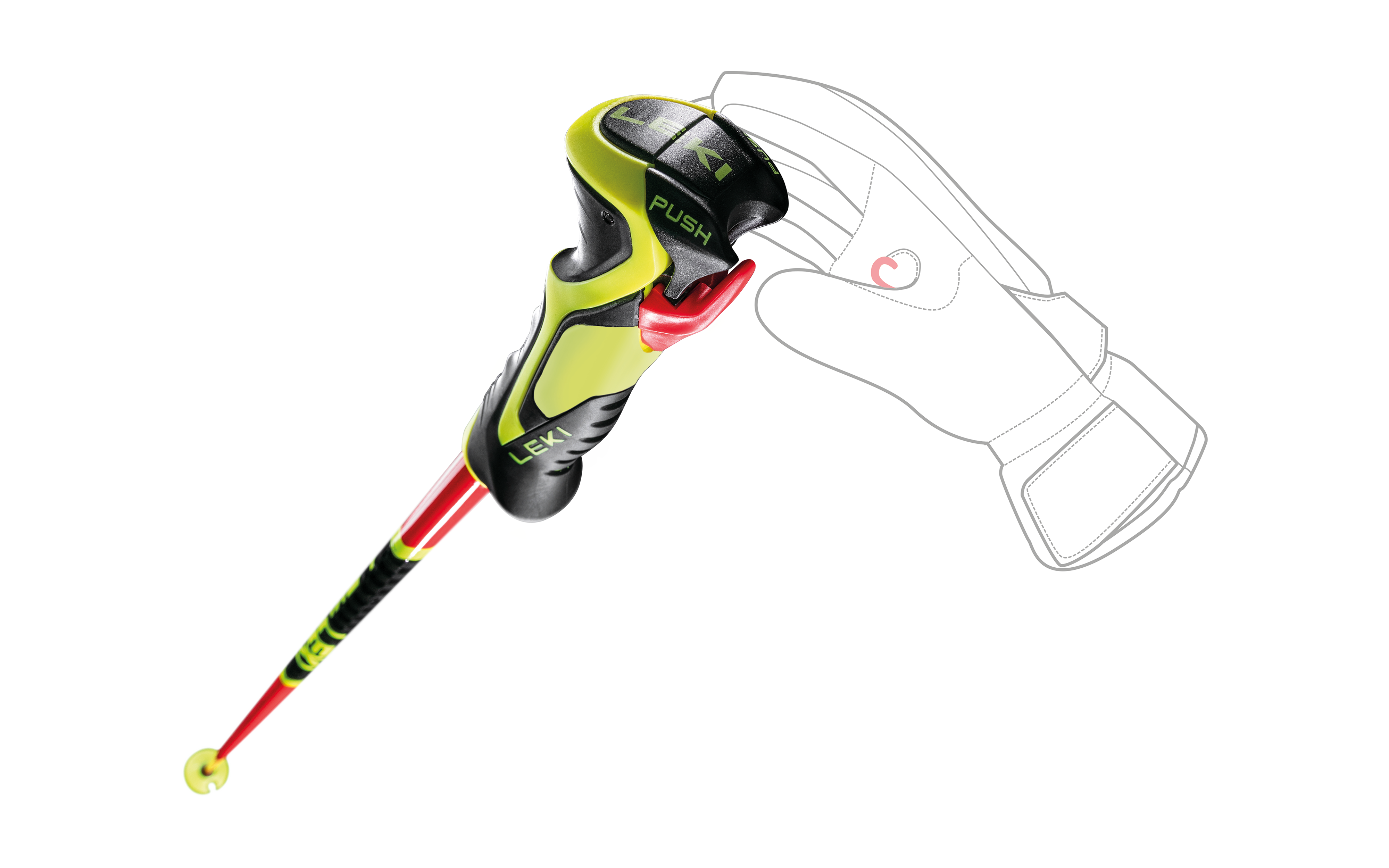 2026 WorldCup Racing Lite SL 3D Youth Ski Pole - Ski Haus | NOTB